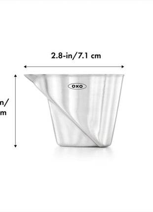 OxO SteeL Angled Measuring Jigger