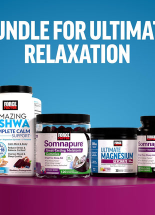 Force Factor Ultimate Magnesium Supplement with 330mg Magnesium Glycinate | Magnesium Citrate, Like Magnesium Gummies, Support Calm, Relaxation, Vegan & Gluten Free, Mixed Berry Flavor, 60 Soft Chews