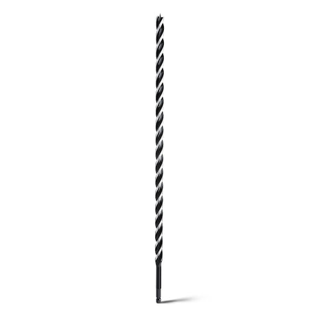 1/2 inchx 24 inch Auger Drill Bit for Wood,Hex Shank Tri Flute Wood Drill Bit for Soft and Hard Wood,Plastic,Drywall and Composite Materials
