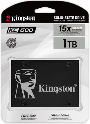 Kingston 1024G KC600 SATA3 2.5 inch SSD | SKC600/1024G