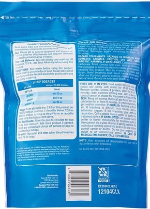Clorox® Pool&SpaTM Swimming Pool pH Up, Raises pH, Protects Against Eye and Skin Irritation, 4LB (Pack of 1)