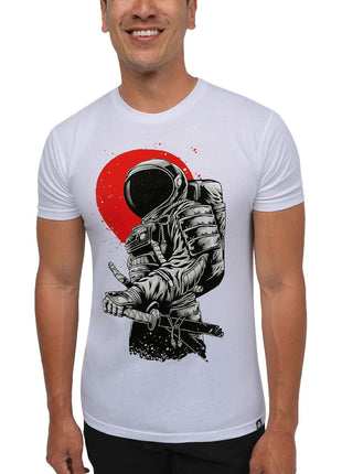 INTO THE AM Meta Beach II Graphic Tee for Men - Short Sleeve Design T-Shirts (Black, Large)