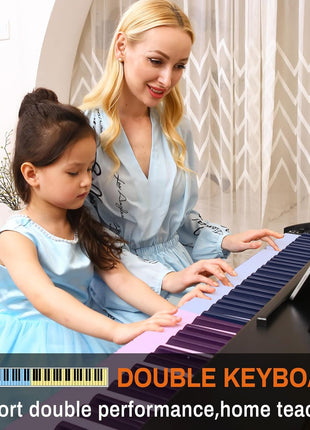 AODSK 88 Key Weighted keyboard piano,Hammer Action Digital Piano with Speakers,Furniture Stand and Triple Pedals,piano keyboard 88 keys Beginner's Course  Comes With Headphones,Piano Lessons,B 83S