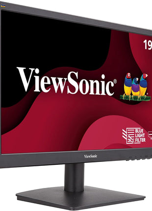 ViewSonic VA1903H 19-Inch WXGA 1366x768p 16:9 Widescreen Monitor with Enhanced View Comfort, Custom ViewModes and HDMI for Home and Office