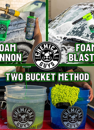 Chemical Guys Car Wash Soap for Foam Cannon or Bucket, Honeydew Snow Foam Car Wash Soap for Trucks, Motorcycles, RVs & More, Super Suds, Honeydew Scent - 128 oz (1 Gallon)
