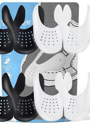 YOLOPARK 4 Pairs Creases Protector for Shoe Sneakers:AF1s,Dunks and More, Anti Creases Protector for Men's 7.5-13 Women 5-8.5