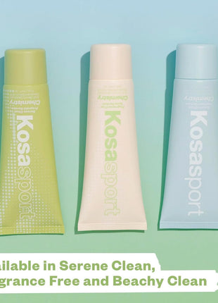 Kosas Chemistry Deodorant - Aluminium and Baking Soda Free + BO-Fighting AHA Serum that Exfoliates, Softens, and Nourishes the Skin, (Serene Clean)