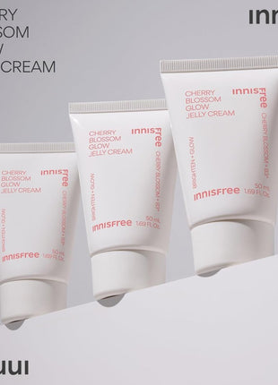 innisfree Cherry Blossom Jelly Cream, N1.7 fl oz (50 ml), Genuine Product, Moisturizing, Glossy, Dry Fine Lines, Inner Dry, Oily Skin, Dry Skin, Mixed Skin, Korean Cosmetics