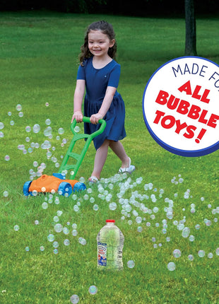 Little Kids Bubbles by Fubbles | Made in The USA | 64oz Non Toxic Bubble Solution | Refill Solution for Bubble Machines and Bubble Toys