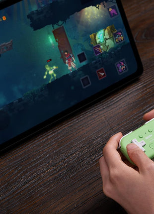 Nargos 8BitDo Micro Bluetooth Key Chain Sized Mini Controller for Nitendo Switch, Windows, Android and macOS (Micro- Green)