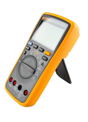 Fluke 17B+ Digital Multimeter, for Electrical Applications, Measures AC/DC Voltage 1000V, Current Measurements to 10A, Resistance, Continuity, Diode, Capacitance, Frequency, and Temperature Testing