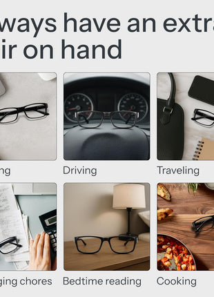 Gaoye Professional Reading Glasses for All Day   Computer Readers with Blue Light Protection   Value Pack