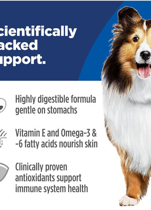 Hill's Science Diet Sensitive Stomach & Skin, Adult 1-6, Stomach & Skin Sensitivity Support, Dry Dog Food, Chicken Recipe, 30 lb Bag