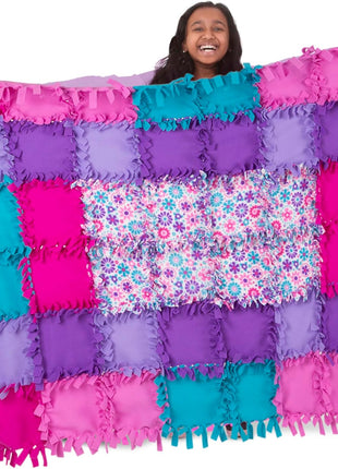 Melissa & Doug 8561 Created by Me - Flower Fleece Quilt Arts & Crafts Kits