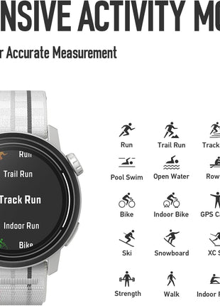 COROS PACE 3 GPS Sport Watch - Lightweight, Comfortable Running Watch, 17-Day Battery Life, Accurate GPS, Heart Rate Monitor, Navigation, Sleep Tracking - Black Silicone
