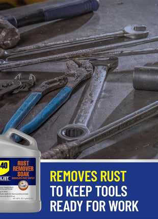 WD-40 Specialist Rust Remover Soak, One Gallon