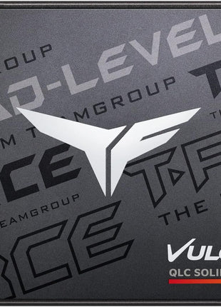 TEAMGROUP T-Force Vulcan Z 2TB SLC Cache 3D NAND QLC 2.5 Inch SATA III Internal Solid State Drive SSD (R/W Speed up to 550/470 MB/s) T253TY002T0C101