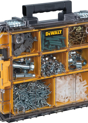 DEWALT TSTAK Tool Organizer, Small Parts and Screw Organizer Tool Box with Removable Compartments, (DWST17805)