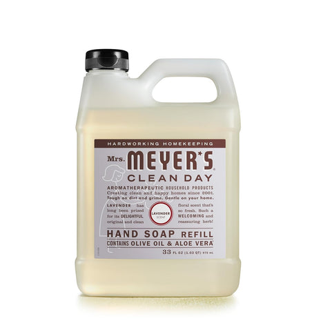 Mrs. Meyer's Clean Day, Hand Soap Refill, Lavender Scent, 33 Fl Oz