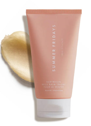Summer Fridays Babymoon Belly Balm - Nourishing Balm + Body Moisturizer Enriched with Calendula Oil + Vitamin E to Help Reduce the Appearance of Stretch Marks and Dry Skin (5 Fl Oz)