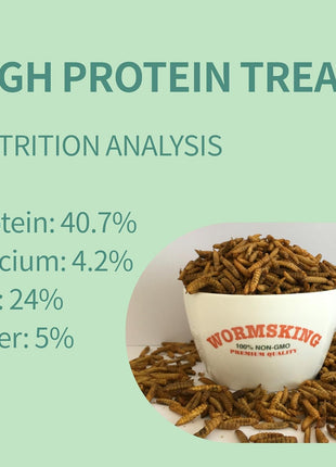 5LB Dried Black Soldier Fly Larvae, More Calcium Than Dried Mealworms, High Protein Chicken Feed,Duck Food, BSFL, Duck Treats
