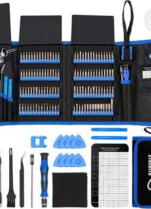 STREBITO Electronics Precision Screwdriver Sets 142-Piece with 120 Bits Magnetic Repair Tool Kit for iPhone, MacBook, Computer, Laptop, PC, Tablet, PS4, Xbox, Nintendo, Game Console