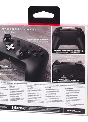 PowerA Enhanced Wireless Controller for Nintendo Switch/Switch 2 / Switch Lite/OLED Model - Black - Gamepad, game controller, Officially Licensed