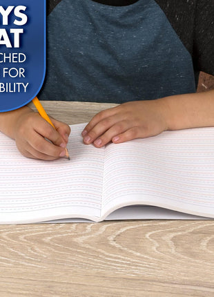 Mead Primary Composition Book, Primary Ruled Journal, Grades K-2, 7-1/2 inch x 9-3/4 inch, 100 Sheets, Blue Marble (09902)