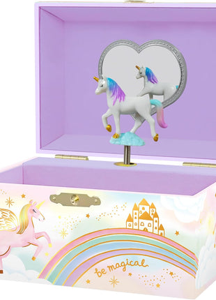 Giggle & Honey® Musical Unicorn Jewelry Box for Girls | Music Boxes for Little Girls | Toddler Jewelry Box for 4 Year Old Kids | Toys for Toddlers | Birthday Gifts for Kids 5, 6, 7, 8, 9 Years