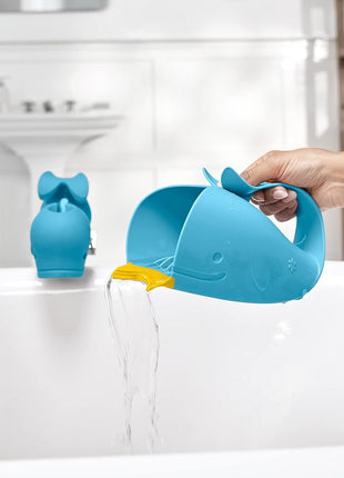 Skip Hop Baby Bath Rinse Cup MOBY Tear-Free Waterfall Rinser Blue Age 0+