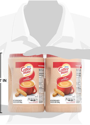Nestle Coffee mate Coffee Creamer, Original, Non Dairy Powder Creamer, 56 oz Bulk Pack (Pack of 2)