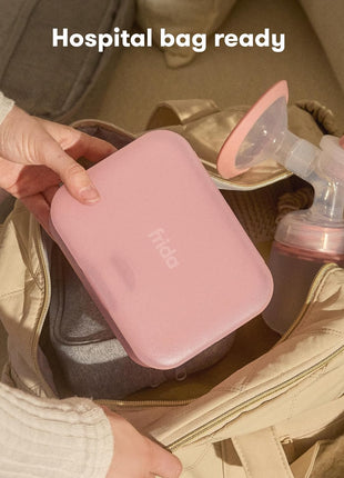 Frida Mom Colostrum Collection Kit, Catch, Store & Feed Breastmilk, Includes 6 Colostrum Collectors, 6 Labels, Cleaning Brush, Cloth & Case, Hospital Bag Ready, Safe Materials, 15pc kit