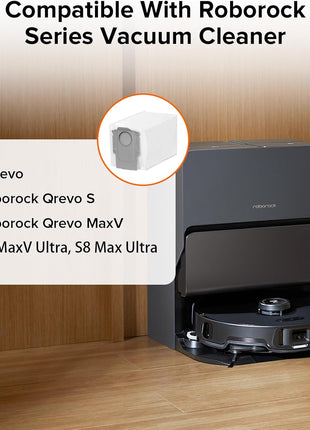 roborock 6 Packs Disposable Dust Bags for QRevo series S8MaxVUltra, S8MaxUltra, QrevoMaxV, QrevoPro, Qrevo Curv Curvx, QrevoCurvS5x,QrevoEdge,Saros10series,Qrevo Slim, QrevoEdgeS5A,QV 35A Robot Vacuum