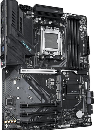 GIGABYTE B850 Gaming WIFI6 AMD AM5 ATX Motherboard, Support AMD Ryzen 9000/8000/7000 Series, DDR5, 6+2+2 Power Phase, 3X M.2, PCIe 5.0, USB-C, WIFI6, GbE LAN, EZ-Latch, 5-Year Warranty