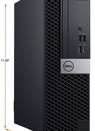 DELL Optiplex 7060 SFF Desktop Computer PC | Intel 8th Gen i7-8700 (6 Core) | 32GB DDR4 Ram 512GB NVMe M.2 SSD | Built-in WiFi & Bluetooth | Windows 11 Pro | Wireless Keyboard & Mouse(Renewed)