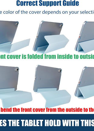 ProCase Smart Case for iPad Air 11-inch M4/M3/M2 & Air 10.9 5th/4th Gen | Hard Back Cover with Auto Sleep/Wake, Slim Lightweight Case for iPad Air 11" 2026/25/24 & 10.9" 2022/2020-Navy