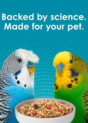 Kaytee Forti-Diet Pro Health Nourish+Protect Parakeet Food, Comprehensive Nutrition Backed by Science, Digestive Health, Immune Support, 2 pounds