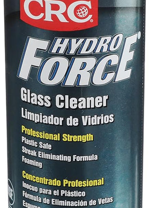 CRC HydroForce Glass Cleaner 14412 – 18 WT. OZ., Professional Strength Cleaning Solution