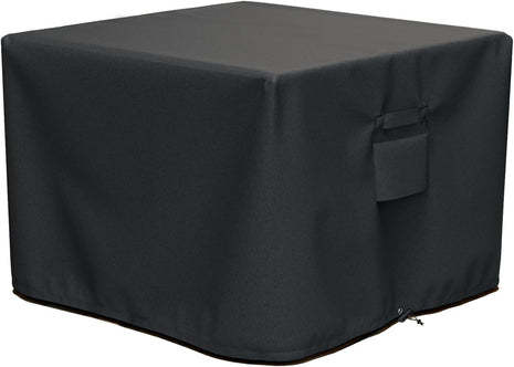 SHINESTAR Square Fire Pit Cover, Fits for 28-32 Inch Fire Pit Table, Waterproof and Windproof, 32 x 32 x 24 Inches, Black