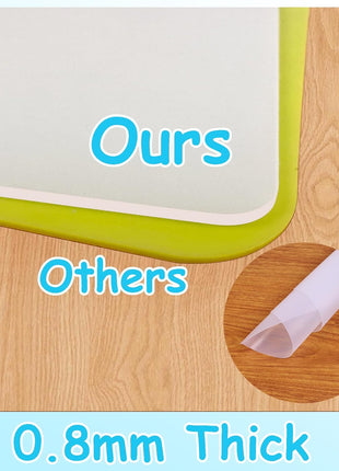 Clear Silicone Mats for Crafts: Translucent Non-slip Heat Resistant 11.8×15.75In (2/Pack) Silicone Placemats for Jewelry, Epoxy Resin,Glitter Slime, DIY Sheet, Nail Art, Countertop Protector Pad