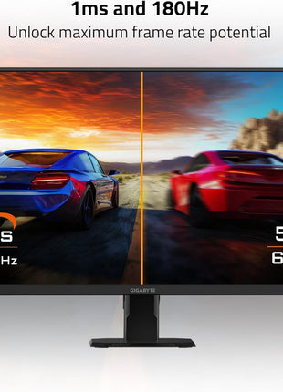 GIGABYTE GS27Q Advanced - 27 inch IPS Gaming Monitor - QHD 2560x1440-180Hz - 1ms MPRT - AMD FreeSync - HDMI, DP - Black (GS27Q A US)