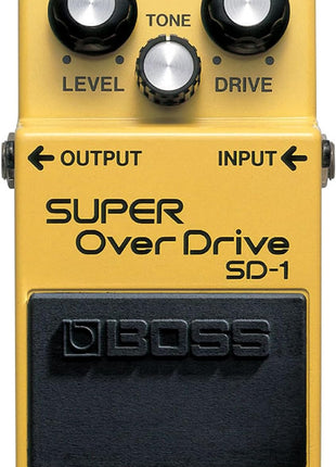 BOSS SD-1 SUPER Overdrive | Compact Overdrive Pedal | Genre-Defining Sound & Feel | Unique Clipping Circuitry Produces Tube-Like Characteristics | Dynamic Tone Options | Easy-To-Use Controls
