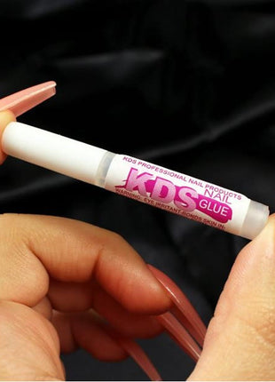 5 pcs KDS Nail Tip Glue - Adhesive Super Bond for Acrylic Nails Tips - 0.07 oz for Each Glue