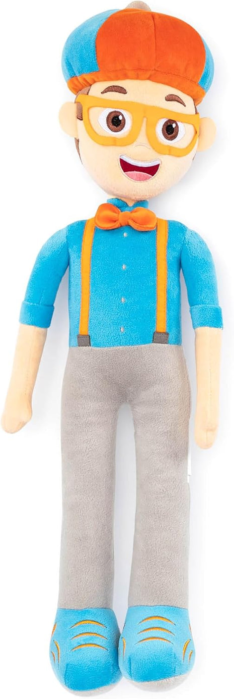 Blippi Toddler Kids Plush Pillow Buddy, Blue | 24 Inches, Official Product, Ultra-Soft Polyester, Stuffed Plushie, Spot Clean Only, Kids Gift