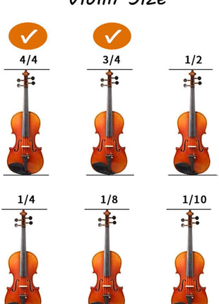 SUEWIO Violin Shoulder Rest for 4/4-3/4 Size, with Collapsible and Height Adjustable Feet, Including a Violin Practice Mute