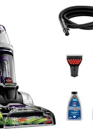 BISSELL ProHeat 2X Revolution Pet Pro Plus Carpet Cleaner, 3588F | Dual Dirt Lifter Powerbrush; hose & tool attachment; pet upholstery tool; upright deep cleaner