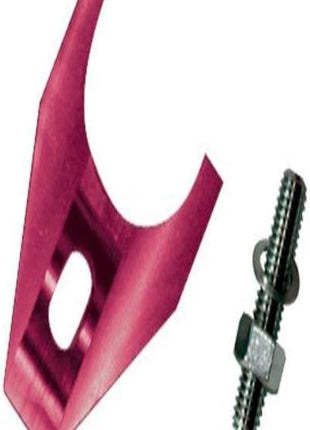 Pro-Form Distributor Hold Down, Stud Mounted, Hardware Included, Billet Aluminum, Red Anodize, Chevy, Kit