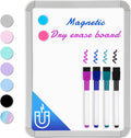 VUSIGN Small Dry Erase Whiteboard, 8.5 x 11 Inches White Board for Kids, Students, Fridge, Locker, Mini Dry Erase Board