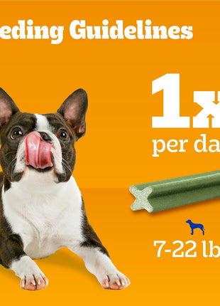 Pedigree Dentastix Dental Chews for Dogs, Small and Toy Breed Dog Treats, Fresh Flavor, 1.54 lb. Bag (102 Treats Total)