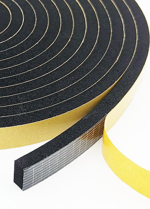 Topiverse Weather Stripping Door Seal Strip, Strong Adhesive, Weatherproof, Reduce Noise, Gap Filler, Foam Insulation Tape for Doors and Windows (1/2 in x 1/4 in x 13 Ft)